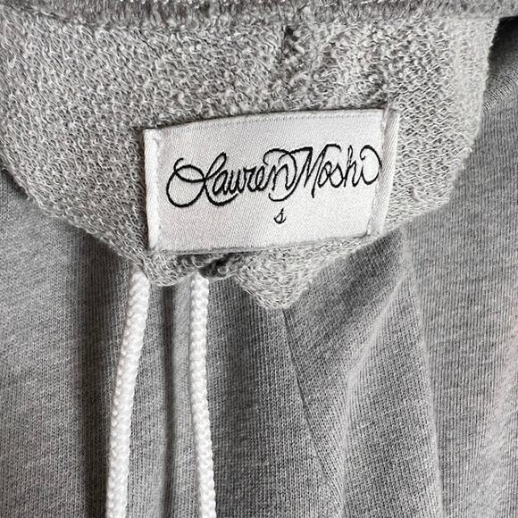 Lauren Moshi Alan Stripe Tiger Heart Jogger Sweatpants S Gray Pull On Active - Picture 5 of 7